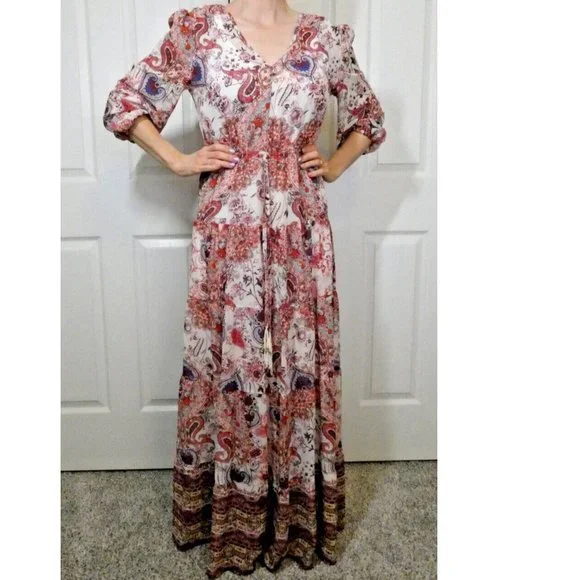 chinese dress ladies Cowgirl Maxi Dress